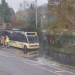 Pictures: shocking fire that sparked bus company ban