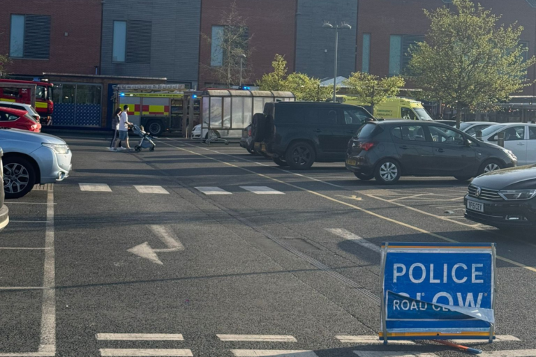 Photos: Emergency services respond to crash at Old Market Shopping Centre